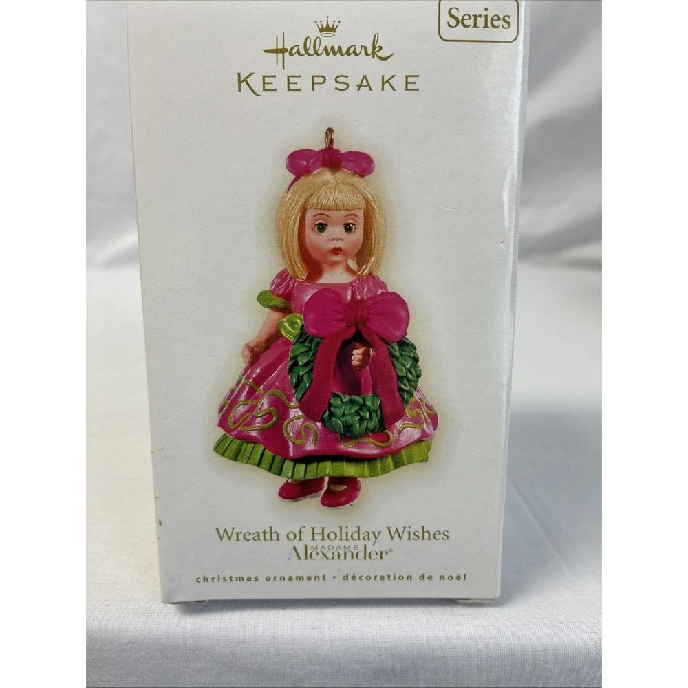 Hallmark Keepsake Madame Alexander Ornaments 2008 QX8325 2009 QX2874 Set of 2